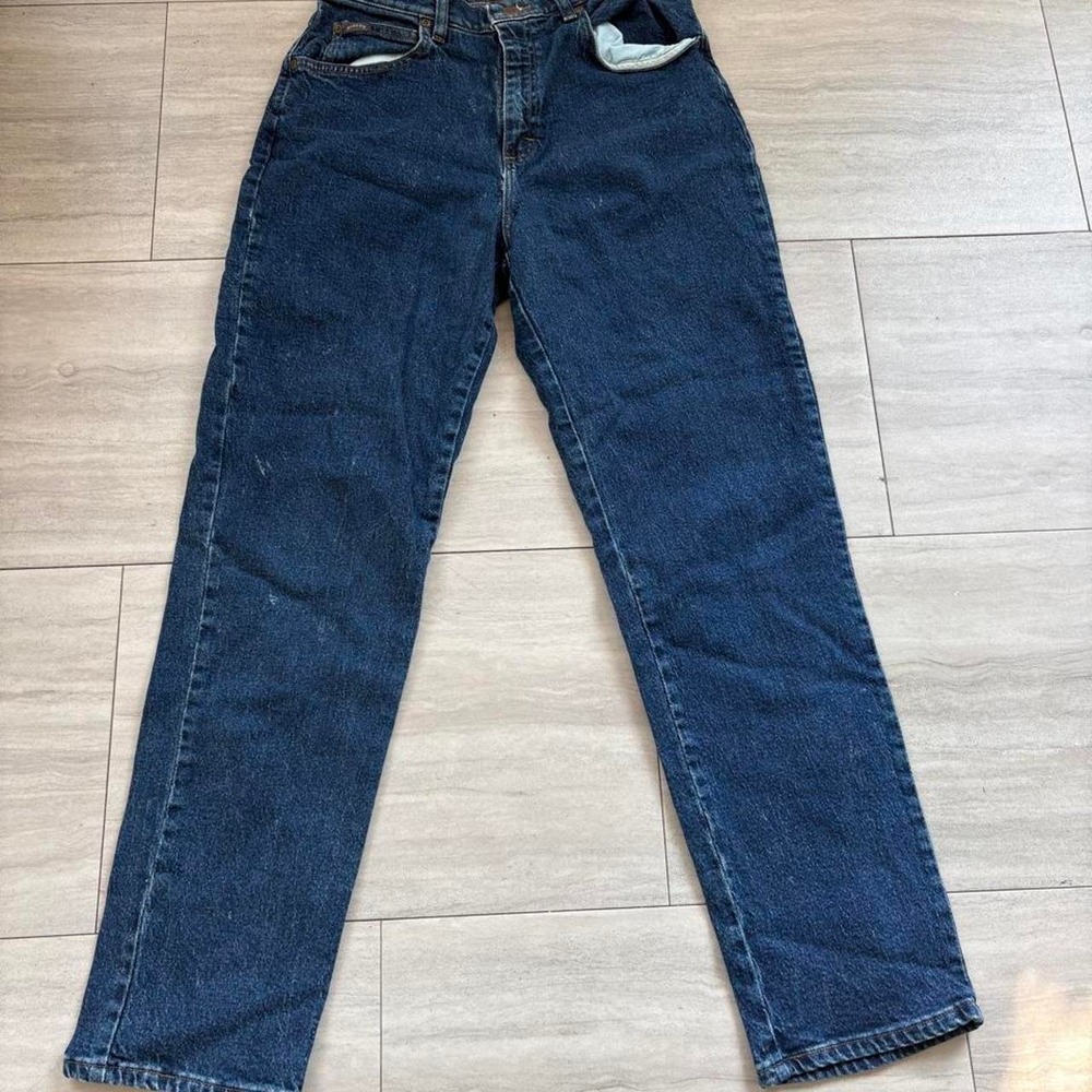 Lee Riders Vintage 90s Straight Leg Jeans Navy Blue Denim Size 10 M